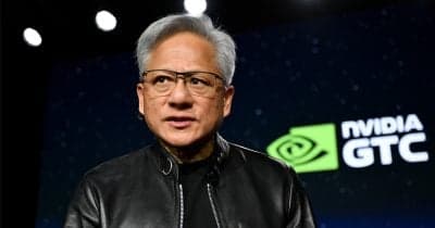 Nvidia CEO Jensen Huang announces the Cosmos Coalition in Japan.