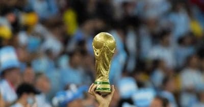 Graph showing the rise of prediction markets in sports betting during the World Cup.