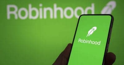 Graph showing Robinhood's projected revenue growth in prediction markets.