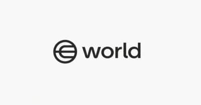 World Foundation logo with biometric identity technology background