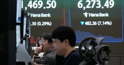 South Korean stocks plunge over 8% amid AI spending fears and semiconductor competition