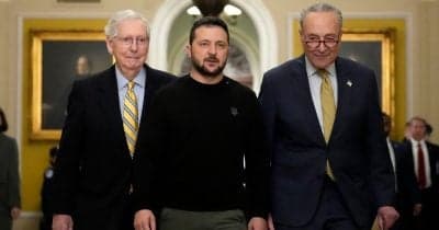 Ukrainian President Zelensky meeting with U.S. senators on sanctions against Russia