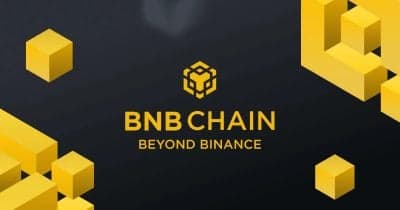 BNB Chain logo with a gavel symbolizing legal action against a former employee.