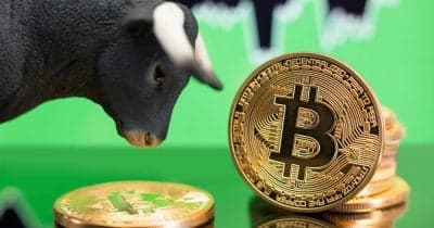 Strategy Inc. logo with Bitcoin graphics illustrating market dynamics