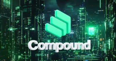 Infographic showing Compound DAO's $52 million funding program and new leadership structure.