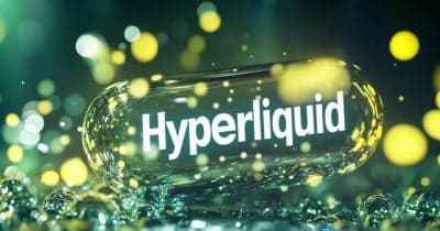 A visual representation of the HYPE token price surge following Trump's announcement about HyperliquidX.
