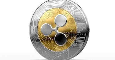 Ripple, Clearpool, and Cicada logos with XRP price surge graph.