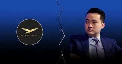 A visual representation of the legal dispute between World Liberty Financial and Justin Sun over WLFI tokens.