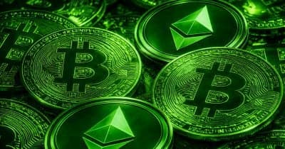 A chart showing the rise in Bitcoin prices following the US Treasury's bond buyback announcement.
