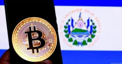 Infographic showing El Salvador's Bitcoin holdings and funding sources, highlighting private donations over public funds.