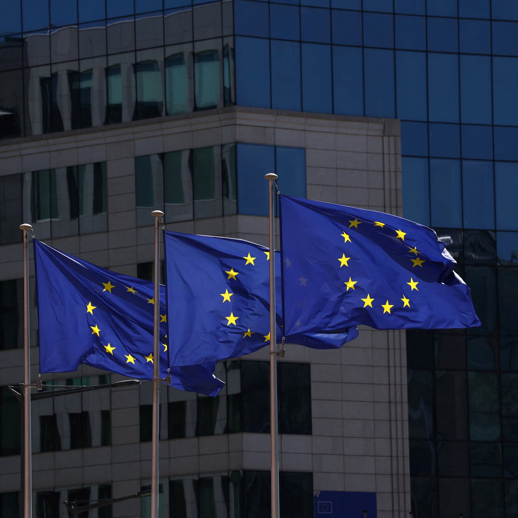 EU officials announcing the tech sovereignty package to enhance domestic technology capabilities.