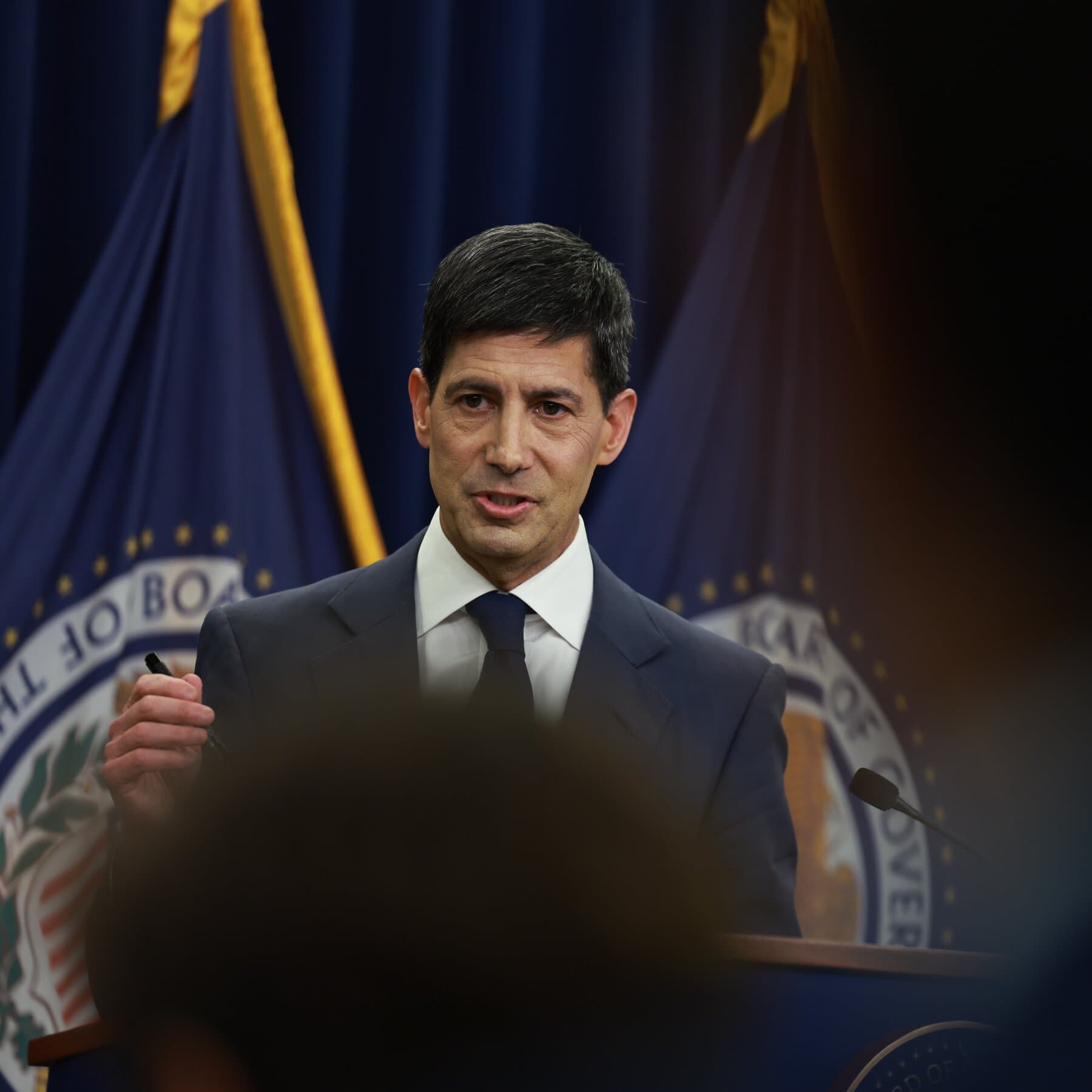 Federal Reserve Chairman Kevin Warsh discussing monetary policy.