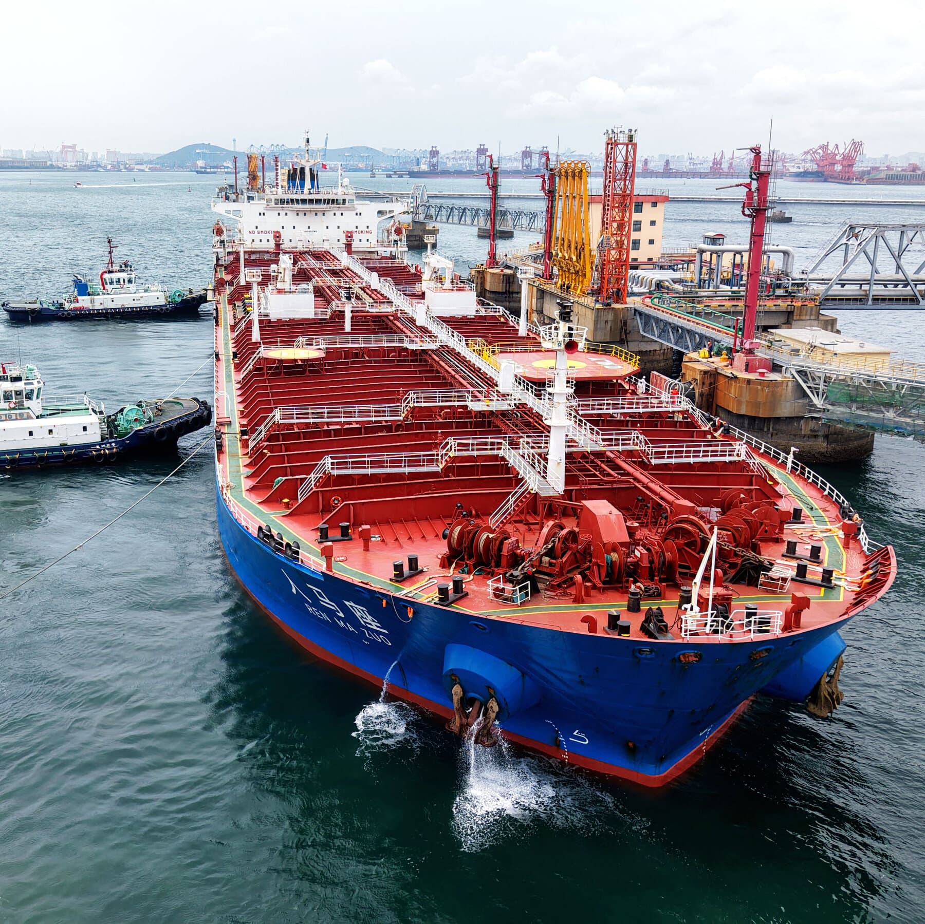 A visual representation of China's crude oil import trends and geopolitical influences.