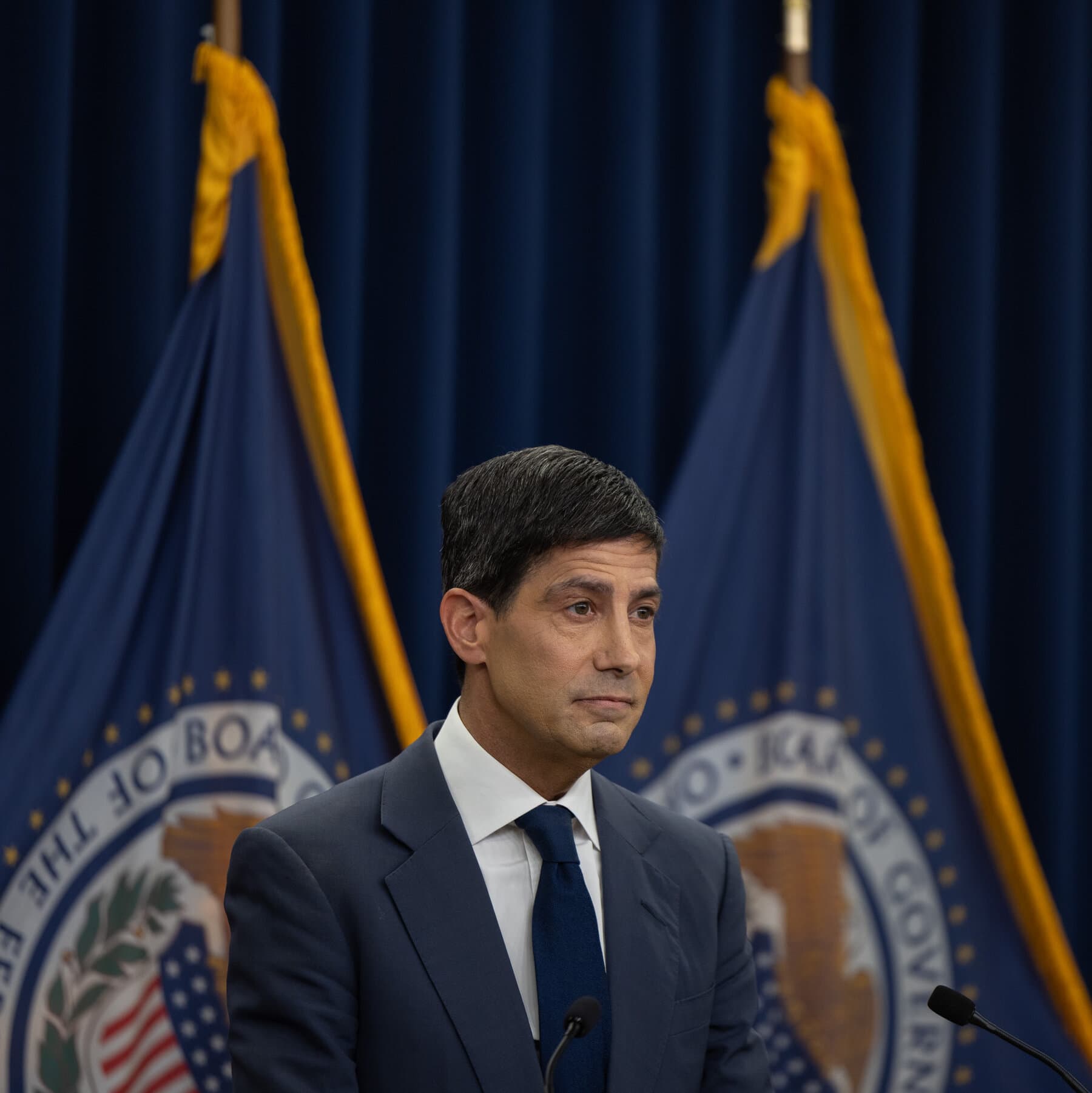 Federal Reserve Chairman Kevin Warsh discussing policy changes.