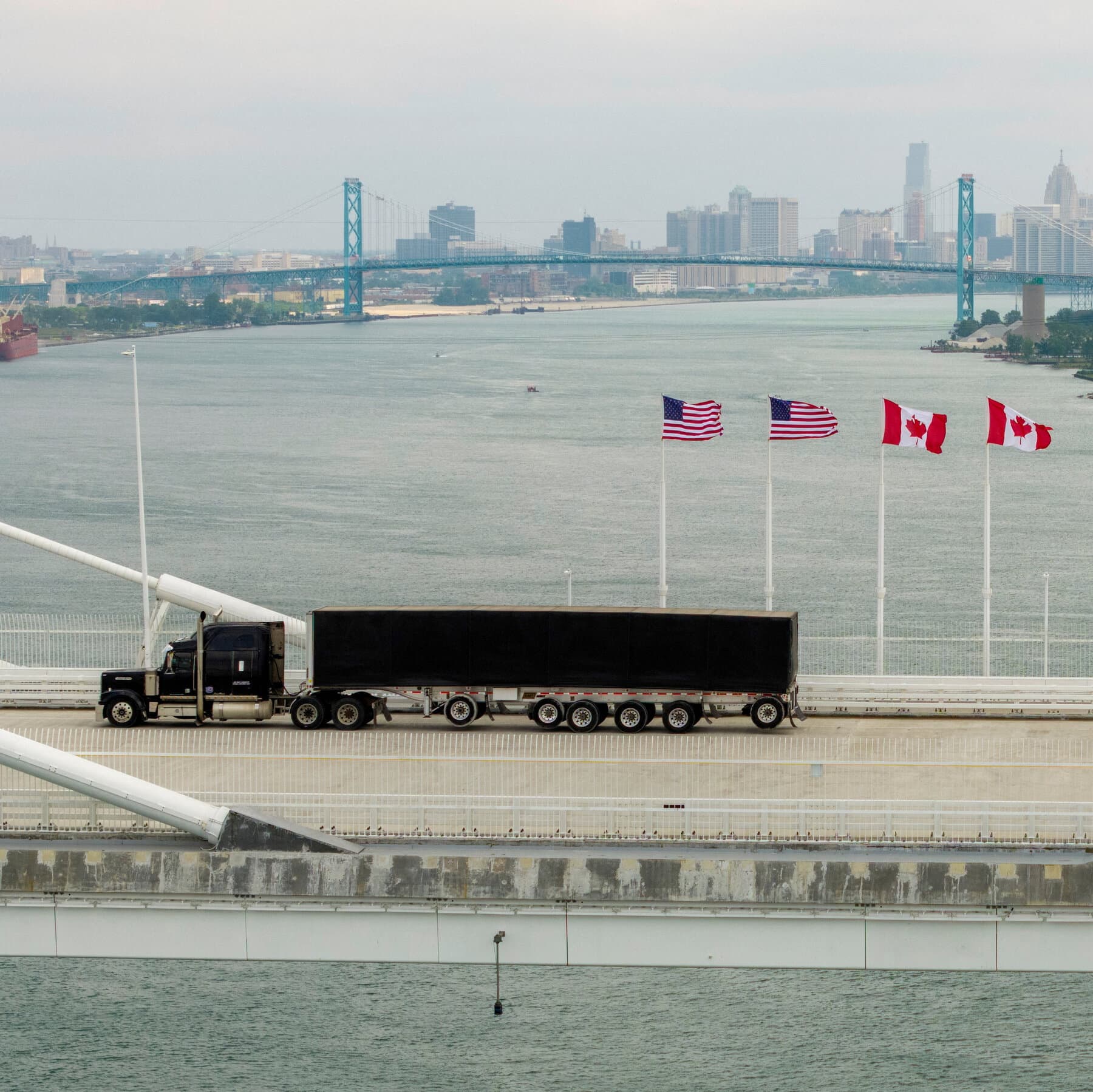 A graphic illustrating the $20 billion in Canadian goods affected by U.S. tariffs during trade negotiations.