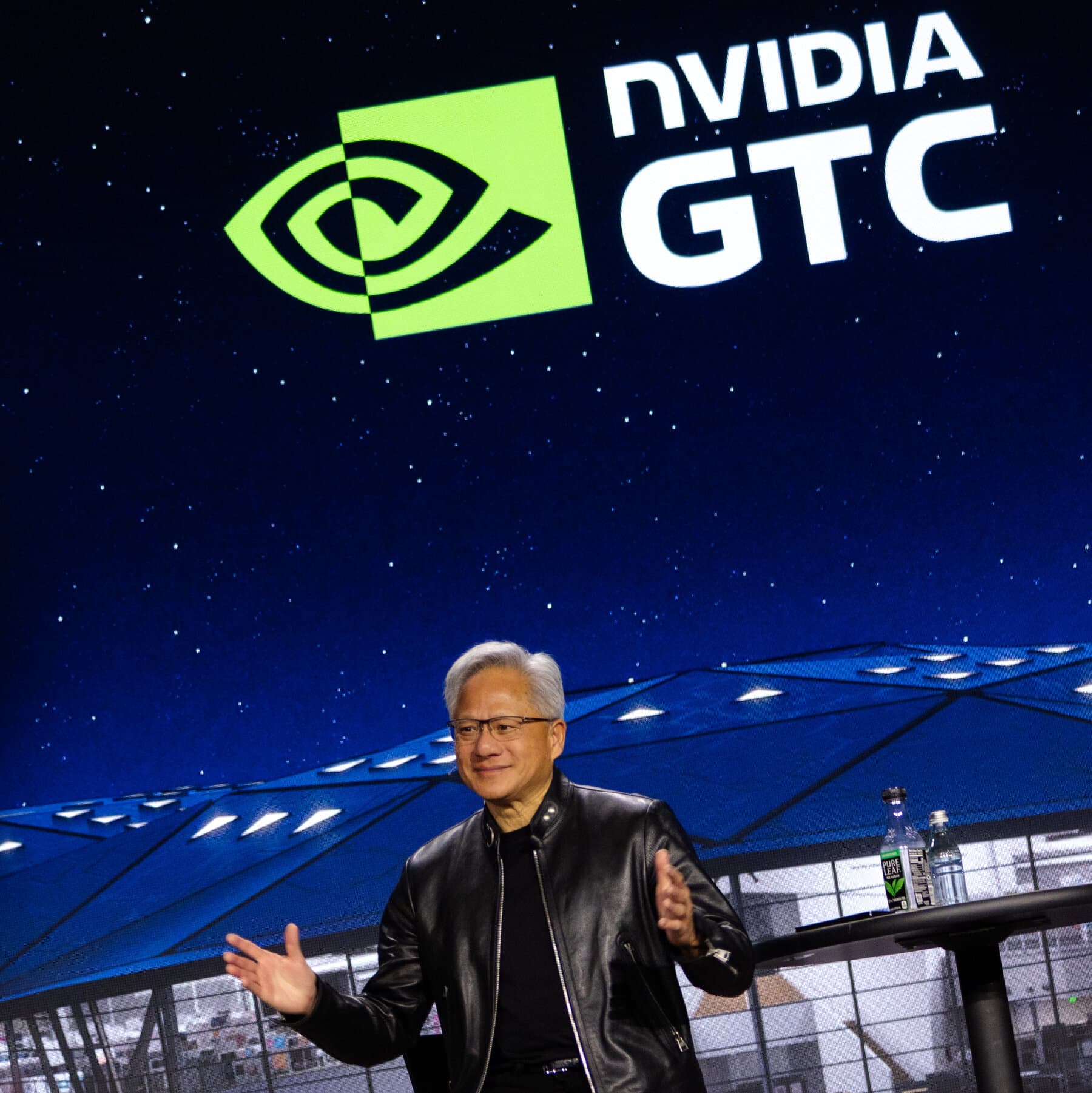 Infographic illustrating Nvidia's $59.69 billion earnings and AI chip demand trends.