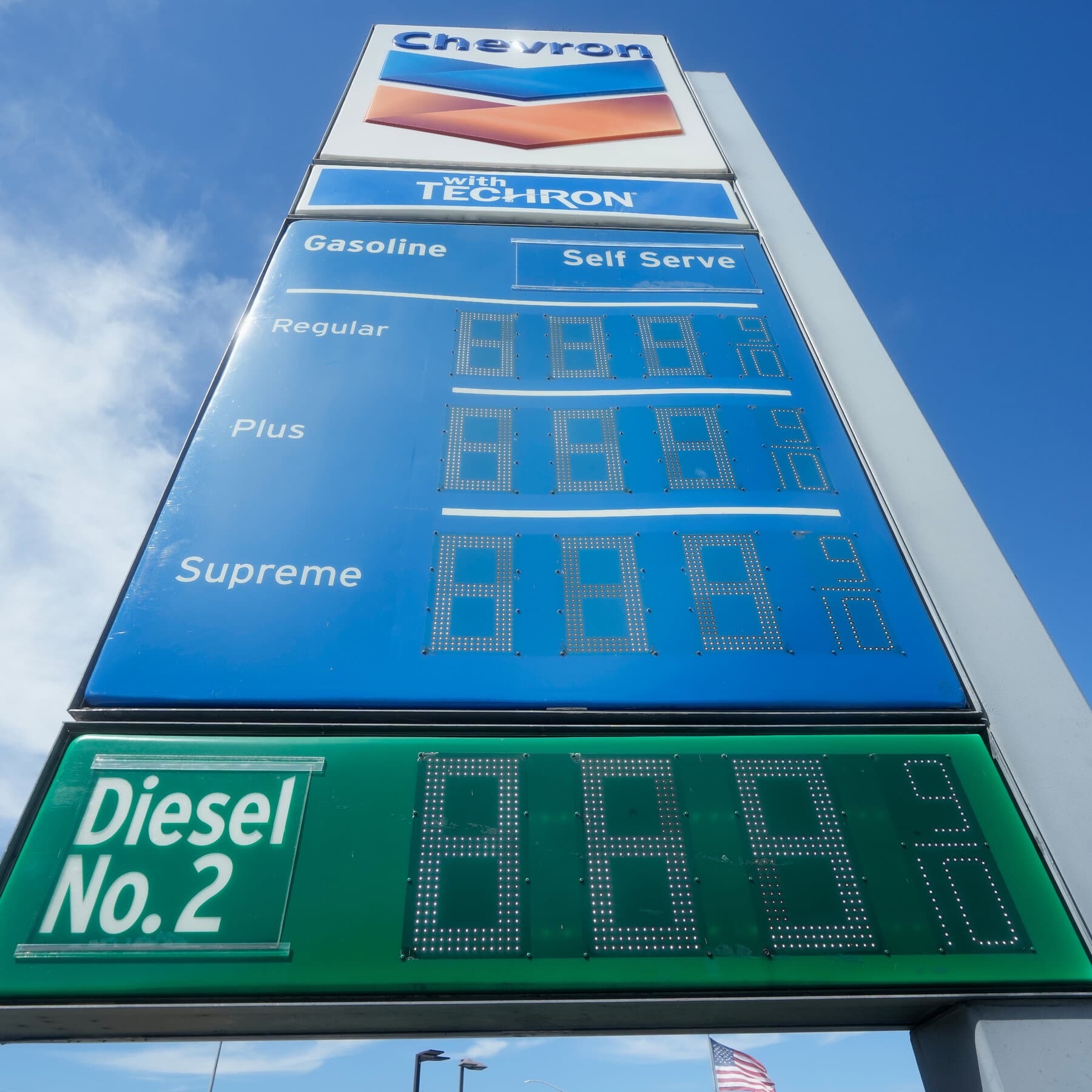 An infographic showing the rise in U.S. diesel prices linked to geopolitical conflicts in Russia and Iran.