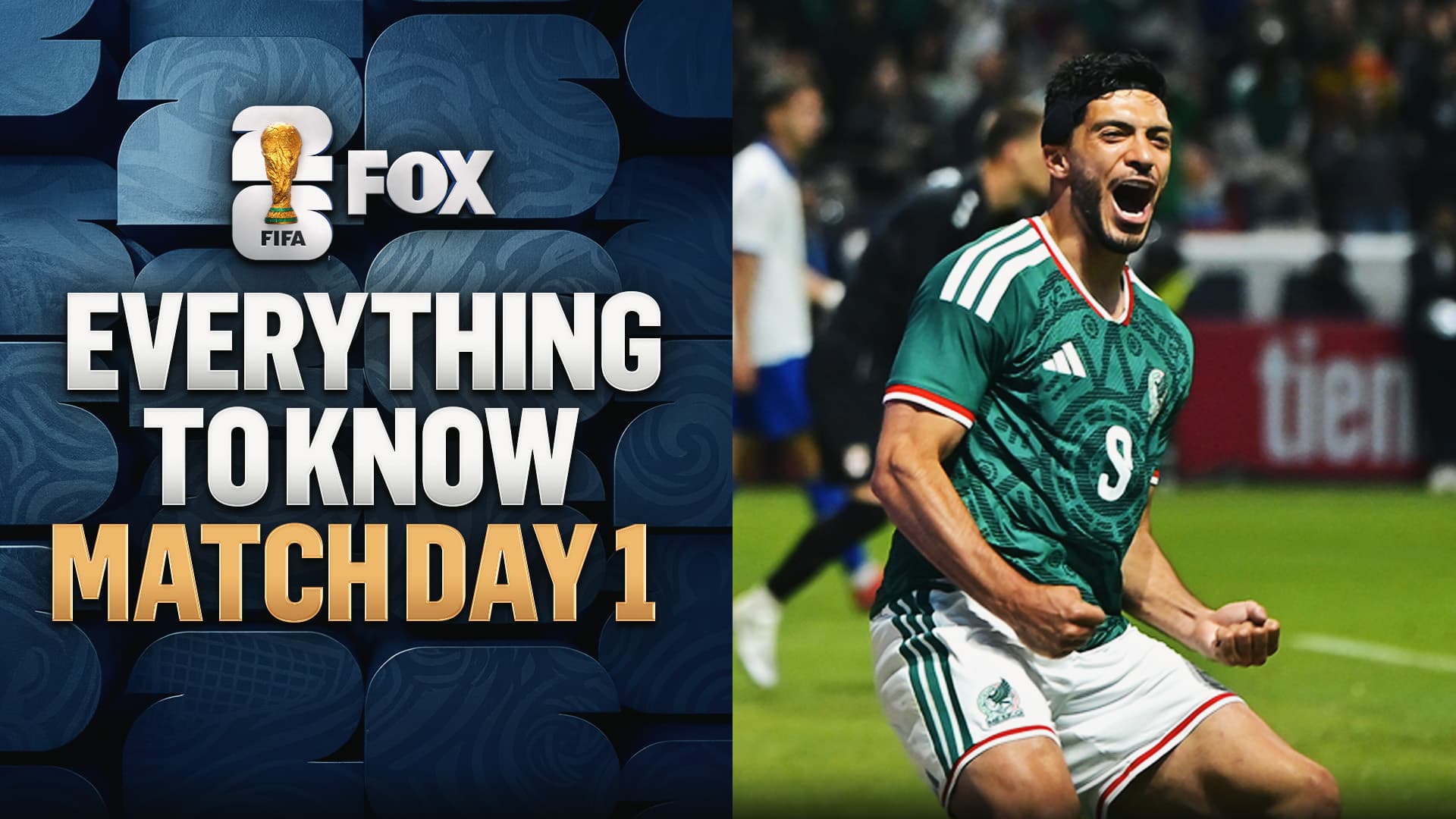 Fans celebrating at the World Cup 2026 opening match between Mexico and South Africa.