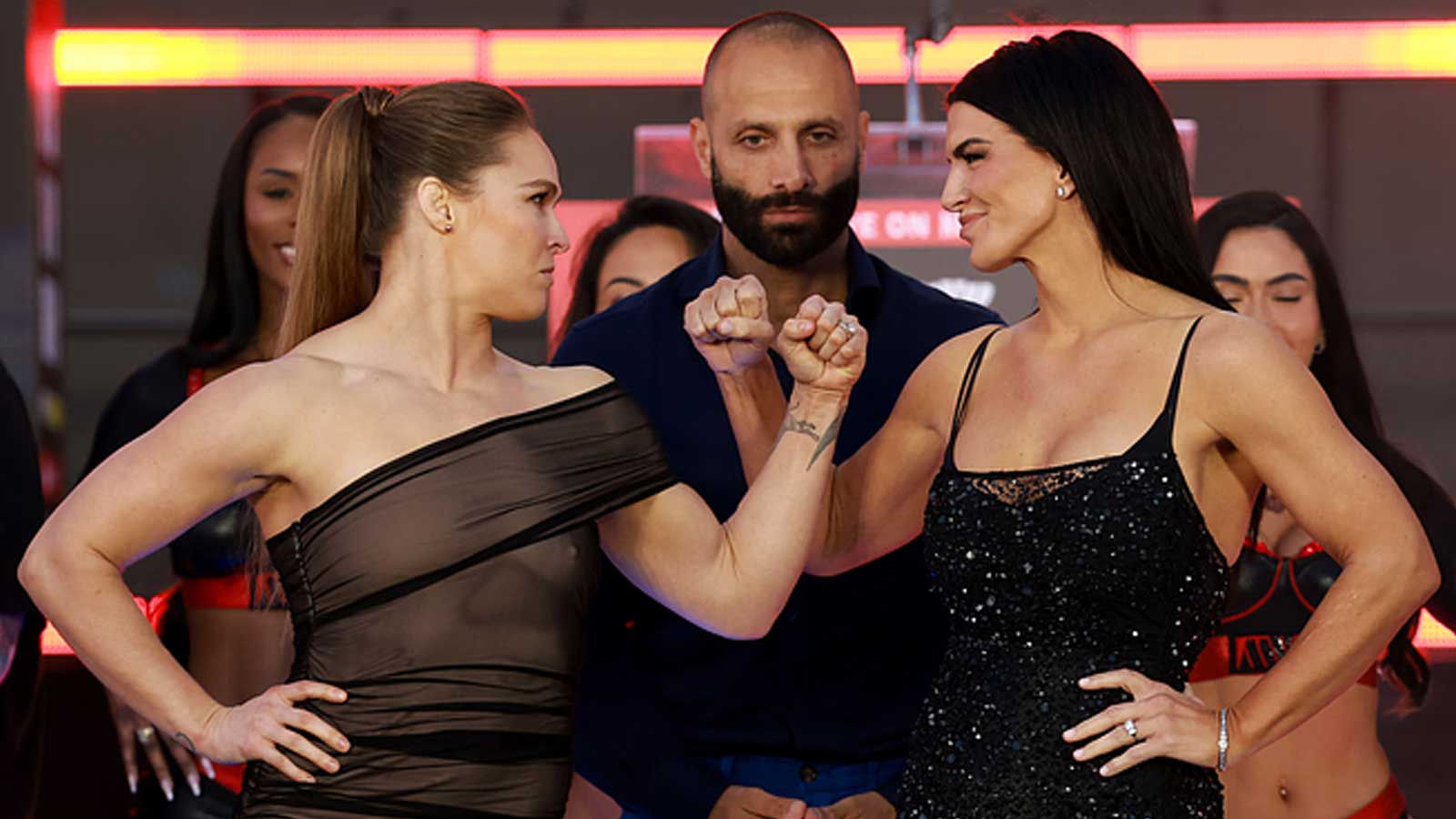 Ronda Rousey celebrating her victory at MVP MMA 1