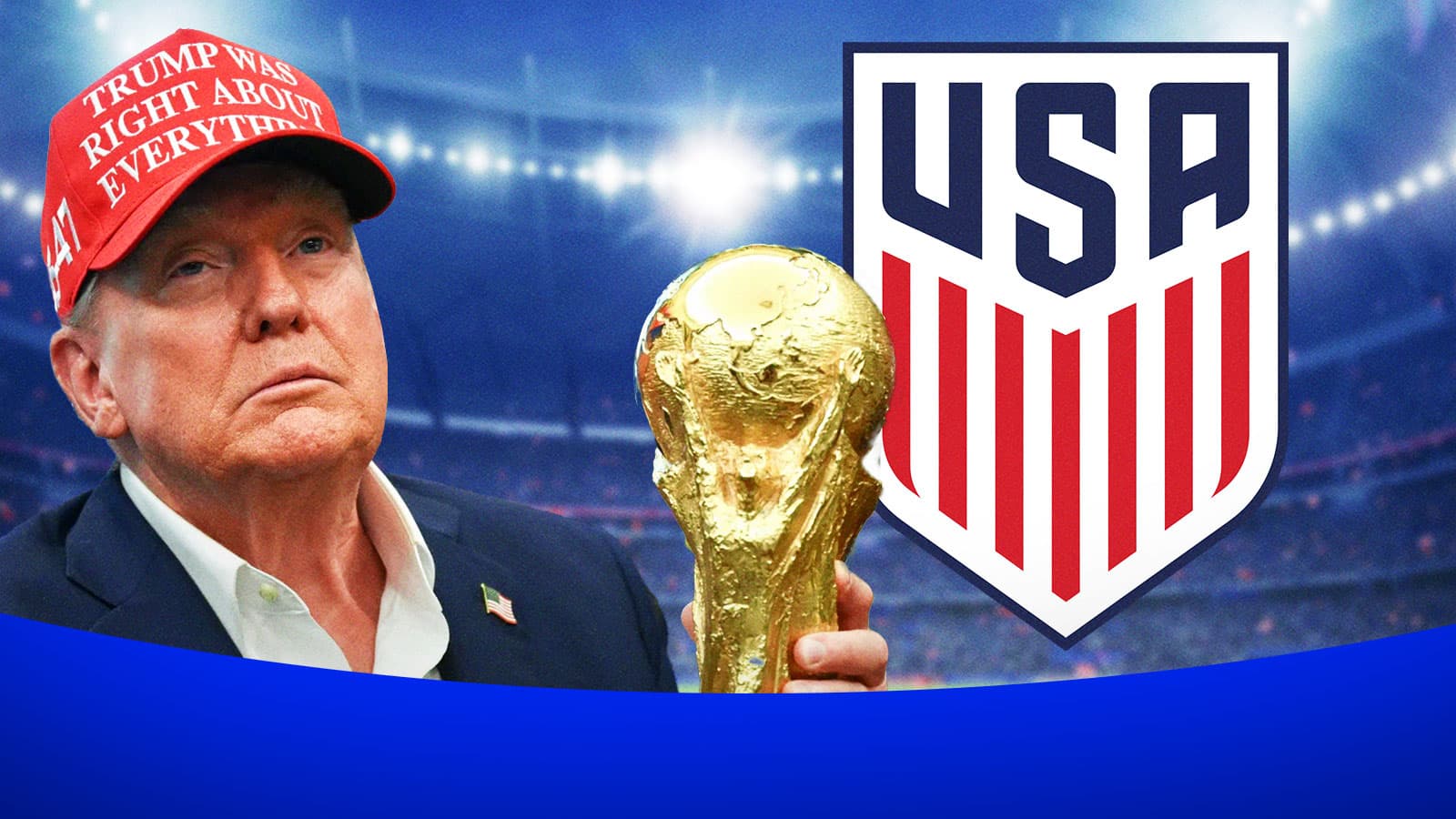 A graphic showing the USMNT logo and a calendar date for the World Cup match against Paraguay.