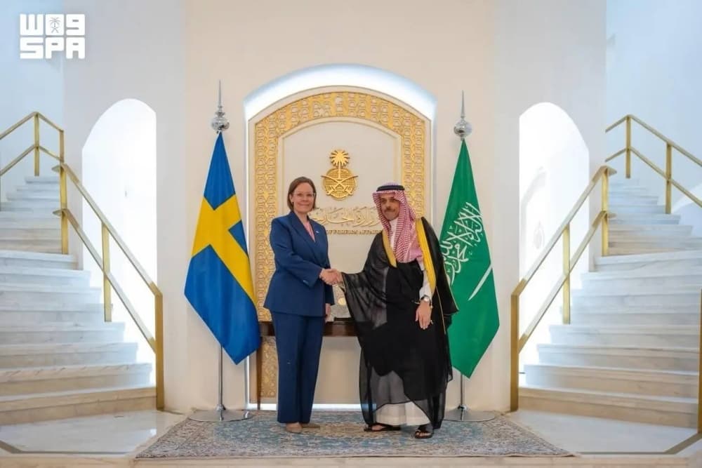 Saudi and Swedish Foreign Ministers Discuss Regional Security in Riyadh